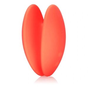 Mini Marvels Marvelous Silicone Rechargeable Finger Vibrator Waterproof Orange 3 Inch