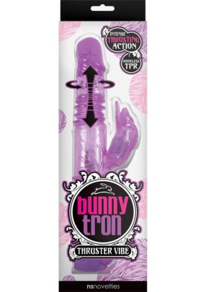 Bunny Tron Thruster Rabbit Vibrator Jelly Purple