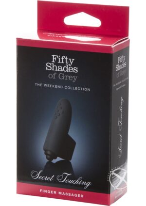 Fifty Shades Of Grey Secret Touch Finger Vibrator Massager Black