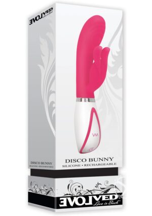 Rechargeable Dual Rabbit Vibrator Pink 4 Inch