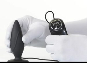 Anal Fantasy Collection Elite Vibrating Silicone Butt Plug Black 3.5 Inch