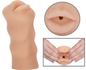 Vivid Raw Fuck It Mouth Stroker Blow Job Masturbator Ivory 5.25 Inch