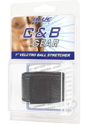 CandB Gear Velcro Adjustable Ball Stretcher Black 1 Inch Hustler