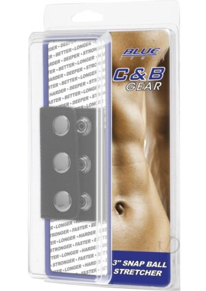 CandB Gear Snap Adjustable Ball Stretcher Black 3 Inch Hustler