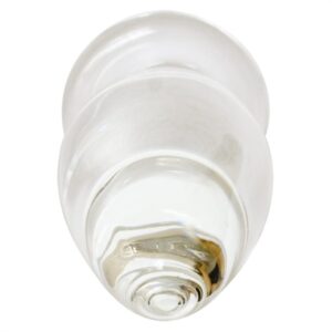 Icicles No 26 Glass Butt Plug Clear 4.63 Inch
