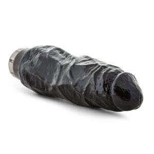 Hard Steel Power 7 Black Realistic Vibrator Multi Speed