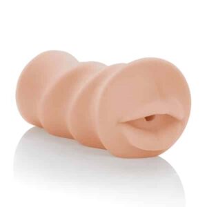 Vivid Raw Fuck It Mouth Stroker Blow Job Masturbator Ivory 5.25 Inch