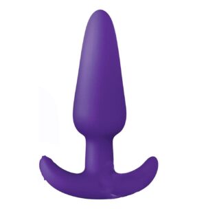 Luxe Zenith Wireless Remote Control Silicone Butt Plug USB Rechargeable Purple 3.9 Inch