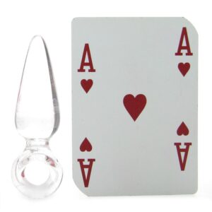 Jolie Pleasures Jellie Mini Glass Butt Plug Clear 2.25 Inch