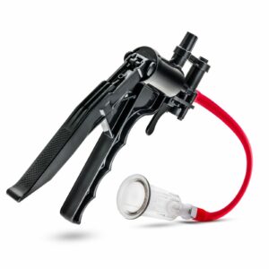 Temptasia Clitoris And Nipple Pleasure Pump Enhancement System Black And Red