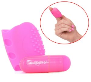 Shane`s World Finger Vibrator Tingler Silicone Mini Massager Waterproof Pink