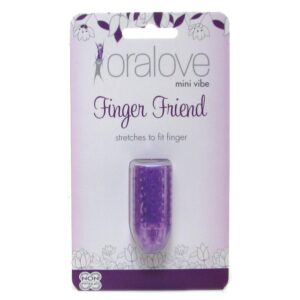 Oralove Mini Vibe Finger Vibrator Friend Purple