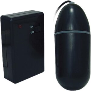 Remote Control Bullet Vibrator Waterproof 3.25 Inch Black