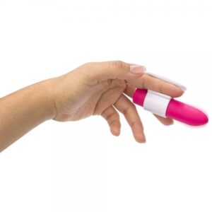 Rechargeable Finger Vibrator Waterproof Pink