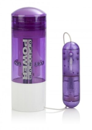 OPTIMUM POWER Automatic Blow Job Masturbator With Powerful Pearl Beads MULTISPEED PURPLE