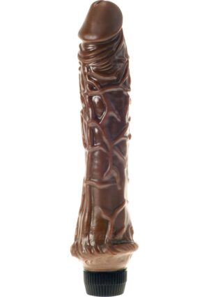 Kinx Thor 8 Realistic Vibrator Brown 8 Inch