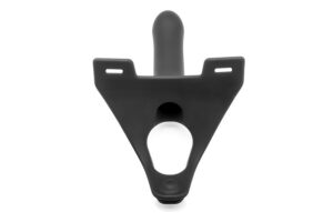 Perfect Fit Zoro 6.5 Silicone Hollow Strap On Harness Kit Black 6.5 Inch