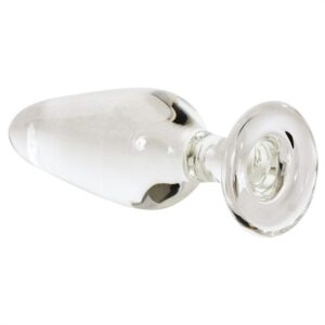 Icicles No 26 Glass Butt Plug Clear 4.63 Inch