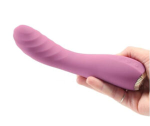 Curves Rippled Massager Rechargeable G Spot Vibrator Pink