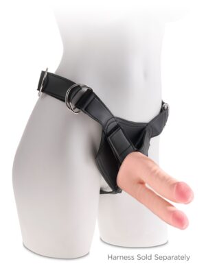 King Cock Plus Triple Density Double Penetration Dildo 9.5 Inches