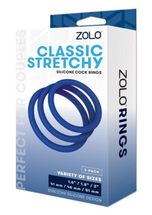 Zolo stretchy penis ring set