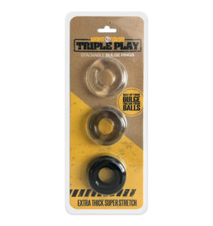 Boneyard Triple Play Extra Thick Penis Ring Set