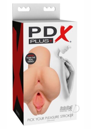 Pdx Plus Pick Your Pleasure Dual Masturbation Sleeve Vanilla