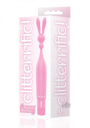 The 9 Clitterific Button Bunny Clitoral Vibrator