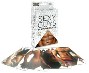 Sexy Guys Playing Cards Gag Gift