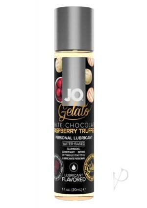 Jo Gelato Flavored Sex Lube White Choco Raspberry 1oz