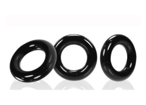 3-Pack Enhancer Enlarger Non-Vibrating Penis Rings