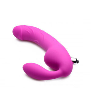 Royal Ride Vibrating Silicone Strapless Strap-on Dildo - Strap U