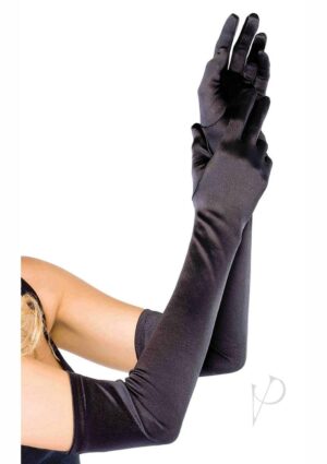 Extra Long Satin Gloves Accessory