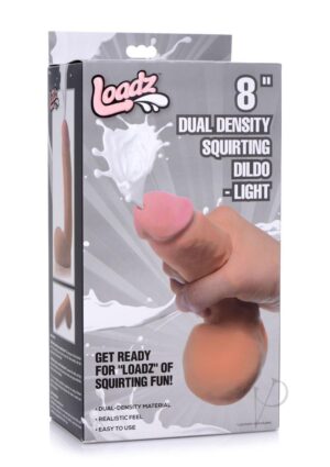 Loadz Dual Dense Squirt Dildo 8 Light