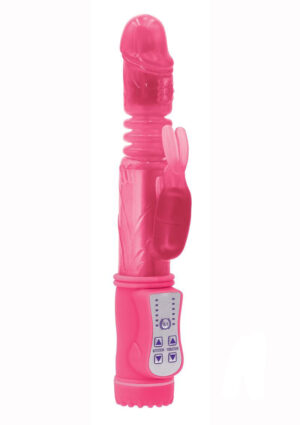 Firefly Glow In the Dark Thumper Rabbit Vibrator Pink