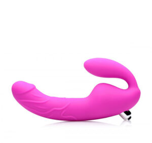 Royal Ride Vibrating Silicone Strapless Strap-on Dildo - Strap U