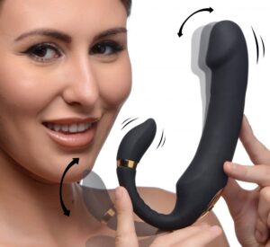 Rechargeable G-Spot Vibrator w/ Poseable Clit Stim