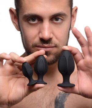 Silicone Anal Trainer Set Butt Plugs For Beginners