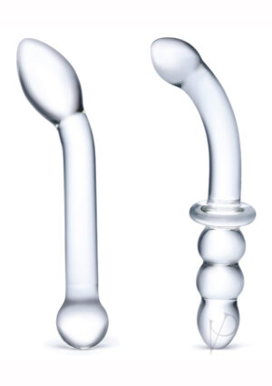 G Spot Pleasure Glass G-Spot Dildo Set