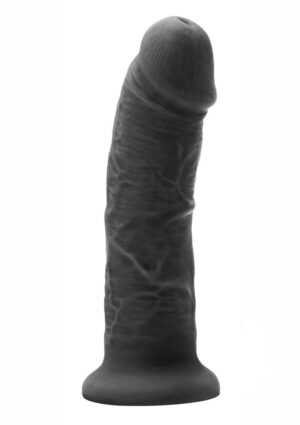 7-inch Realistic Pegging Dildo with Suction Cup Black