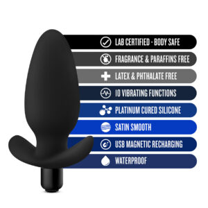 Silicone Vibrating Butt Plug