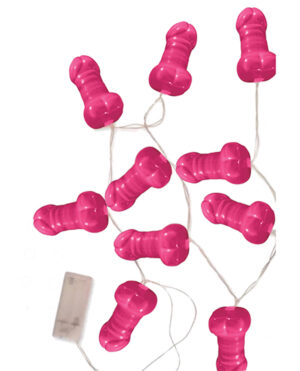 Fun Pink Pecker String Light Up