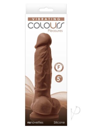 Colours Pleasures Dildo Vibe 5 Brown