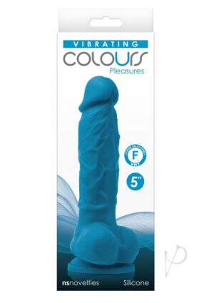 Colours Pleasures Dildo Vibe 5 Blue