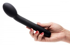 Silicone 10X G-Spot Vibrator Black