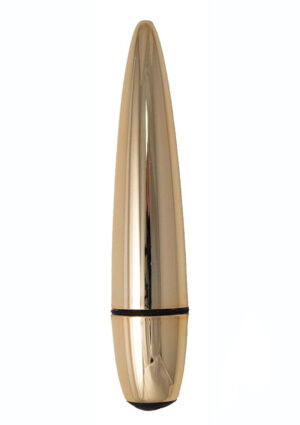 Rechargeable Bullet Clitoral Vibrator Gold