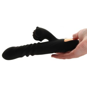 Silicone Rabbit Spinning Thrusting Vibrator