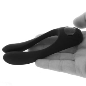 Silicone Rechargeable Clitoral Vibrator – Black