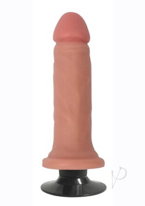 Light 6 Inch Vibrating G-Spot Dildo with Suction Cup