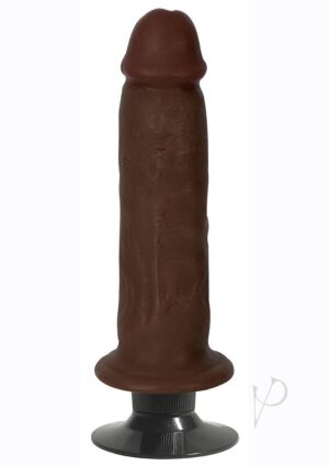 Dark 7 inches Realistic Vibrating Dildo with Suction Cup